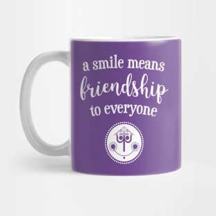 A Smile Means Friendship Mug